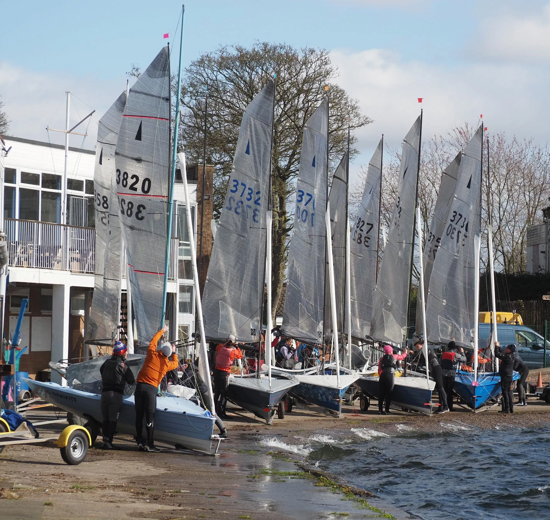 16 Merlin Rockets attended the Merlin open at Midland Sailing Club - photo © Julian Harms